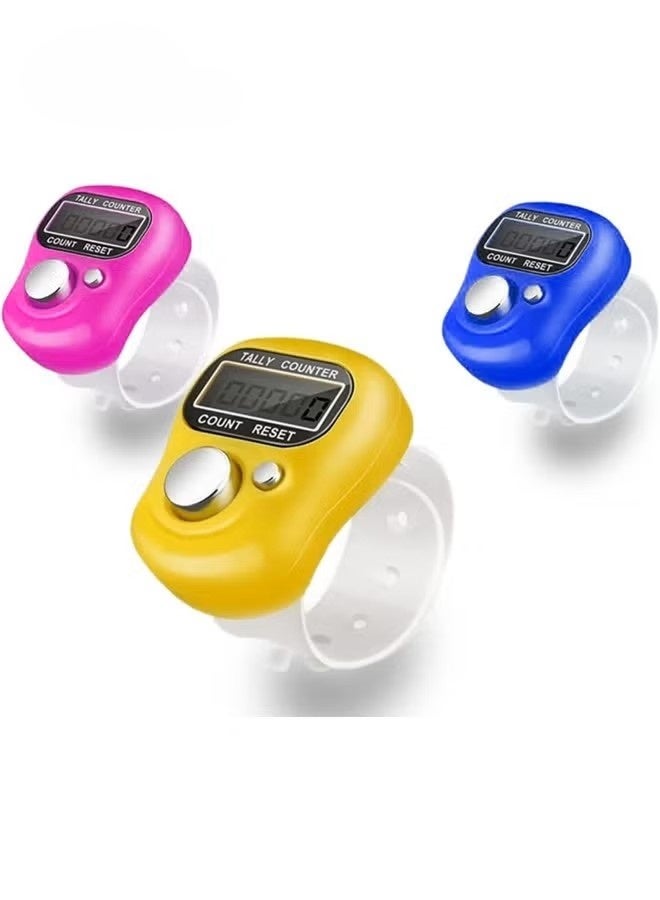 Digital Tasbih Tally Counter, Prayer Counting Tool for Ramadan, Comes in Assorted Colors-2pc - Image 3